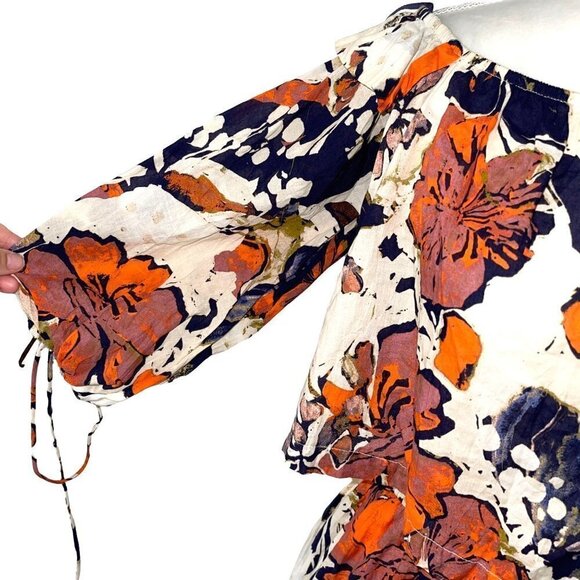 NWT Free People Shasta Skirt Set Womens Size XS Pure Cotton Off The Shoulder New - Picture 8 of 12